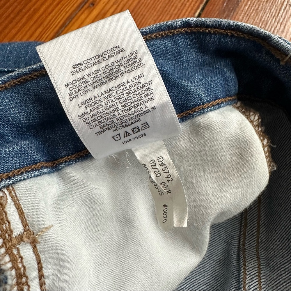 Express Straight Super High Rise jeans 00 R - Picture 4 of 4